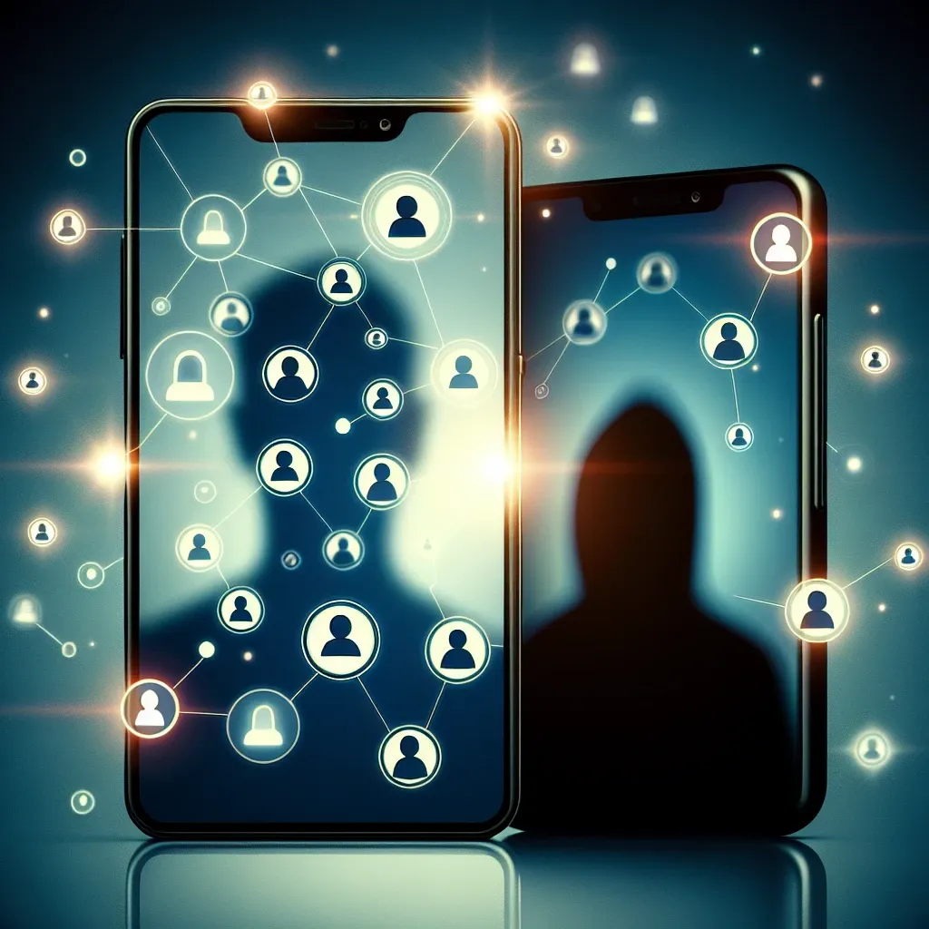 "Ilustrasi cara menggunakan aplikasi Instagram Story Viewer untuk melihat cerita secara anonim tanpa terdeteksi, menampilkan layar ponsel dengan antarmuka pengguna yang jelas."